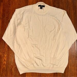 Vintage Large Cotton Traders Made in Italy Cream Sweater